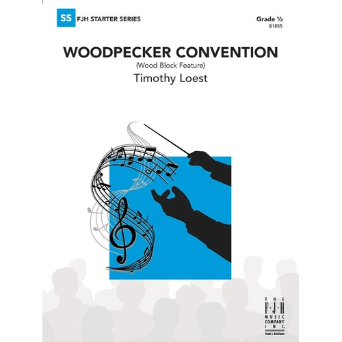 Woodpecker Convention (Wood Block Feature) CB0.5 SC/PTS by Timothy Loest