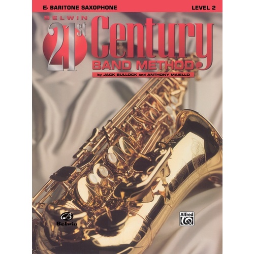 Belwin 21st Century Band Method Gr 2 Baritone Sax