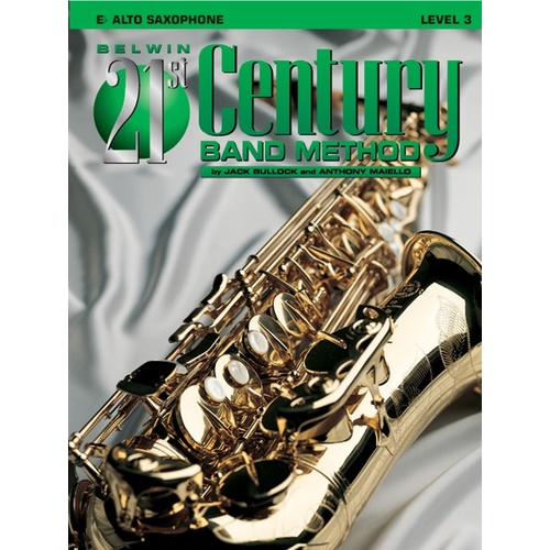 Belwin 21st Century Band Method Gr 3 Alto Sax