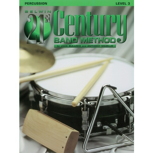 Belwin 21st Century Band Method Gr 3 Percussion