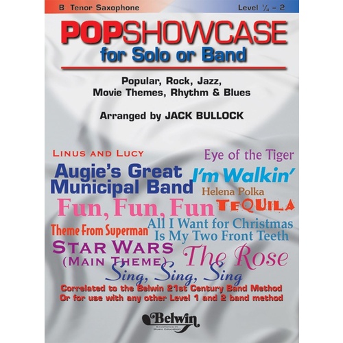 Pop Showcase Solo Or Band Tenor Sax