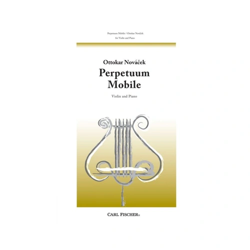 Novacek Perpetuum Mobile for Violin and Piano, 11 Pages, Carl Fischer