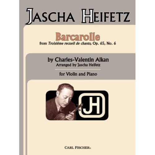 Barcarolle Op 65 Ed Heifetz Violin/Piano (Softcover Book)