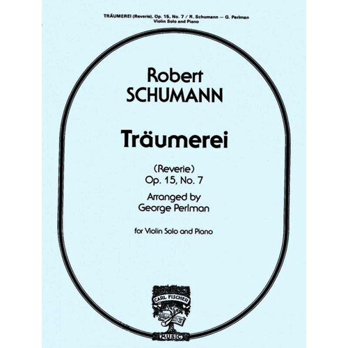 Traumerei Op 15 No 7 Ed Perlman Violin/Piano Book