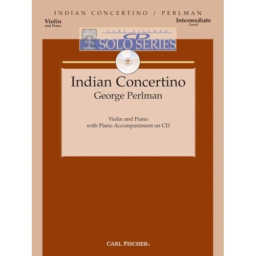 Perlman - Indian Concertino Violin/Piano Softcover Book/CD