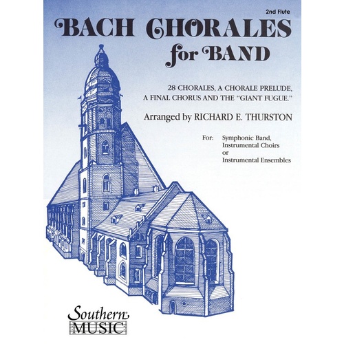 Bach Chorales For Band 2nd Flute Book