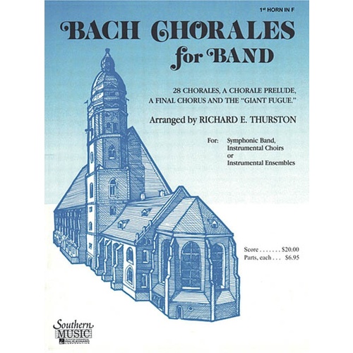 Bach Chorales For Band 1st French Horn Book