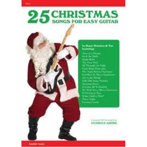 25 Christmas Songs For Easy Guitar Book