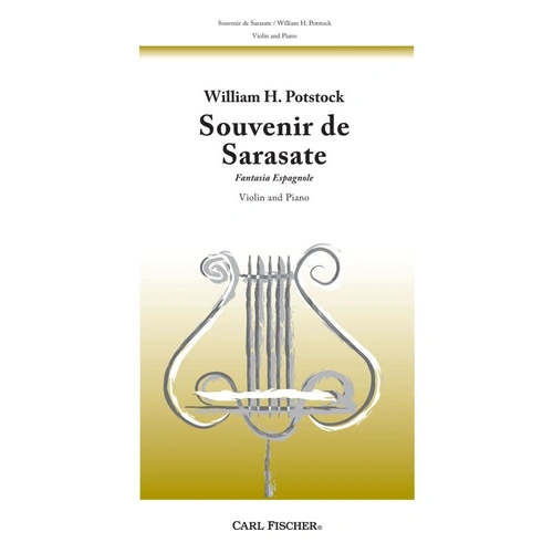Potstock - Souvenir de Sarasate for Violin/Piano, Carl Fischer, 7 Pages, AMEB Grade 7