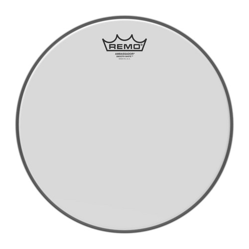 Remo BA-0212-00 Ambassador Smooth White 12"