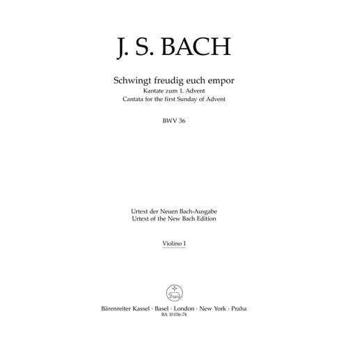 Schwingt Freudig Euch Empor BWV 36