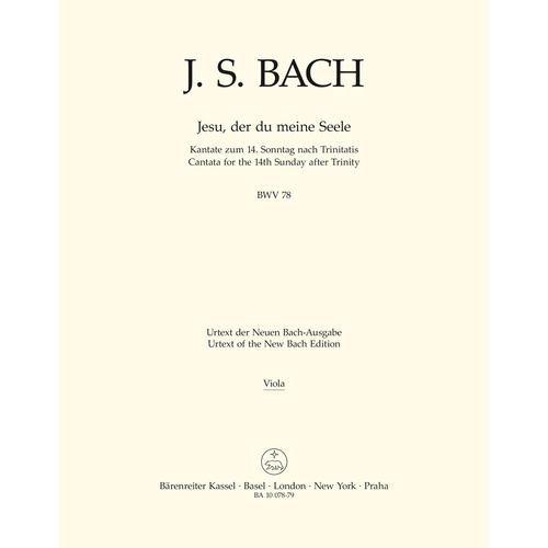 Jesu, By Thy Cross And Passion BWV 78