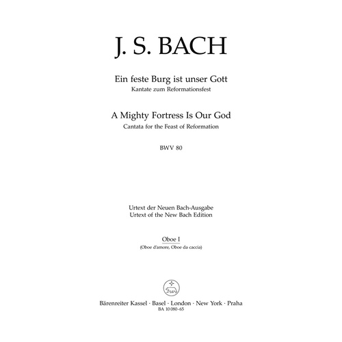 A Mighty Fortress Is Our God BWV 80