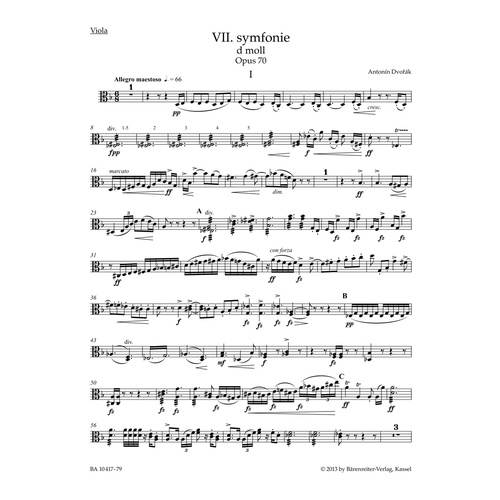 Symphony No 7 Op 70 for Cello - Full Orchestra Sheet Music
