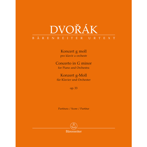 Concerto For Piano And Orchestra In G Minor Op. 33 B 63