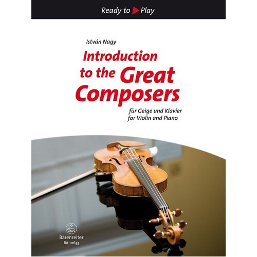 Introduction To The Great Composers Violin/Piano (Softcover Book) Book