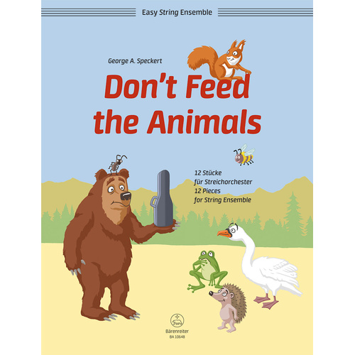 Don't Feed the Animals String Orchestra Sheet Music Gr 1 - Speckert George