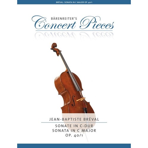 Breval - Sonata C Major Op 40 No 1 Cello/Piano (Softcover Book) Book