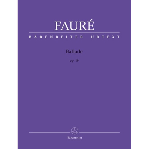 Ballade Op 19 F Sharp Book
