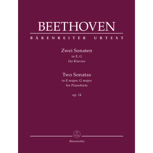 Beethoven Two Piano Sonatas, Op. 14 - Piano Sheet Music