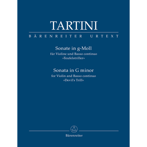 Sonata For Violin And Basso Continuo In G Minor "Devil's Trill"