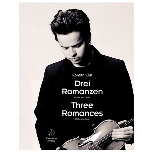 Kim - 3 Romances For Violin/Piano (Softcover Book) Book