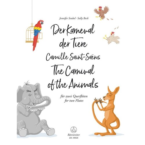 Carnival Of The Animals For Two Flutes (Softcover Book) Book