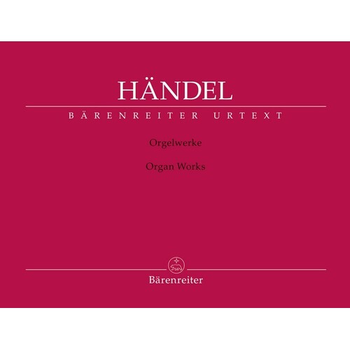 Handel - Organ Works (Softcover Book) Urtext Edition Book