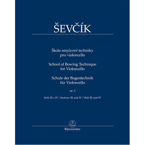 School of Bowing Technique for Cello Op 2 Book 2