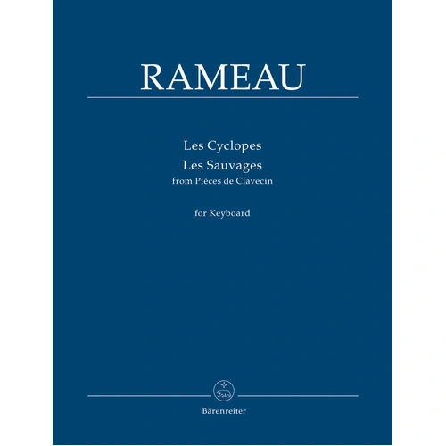 Rameau Les Cyclopes & Les Sauvages Piano Sheet Music