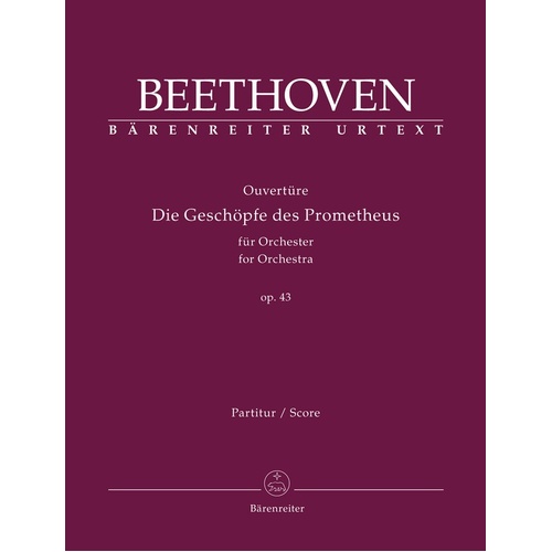 Beethoven - Die Geschopfe Des Prometheus Op 43 Score Score