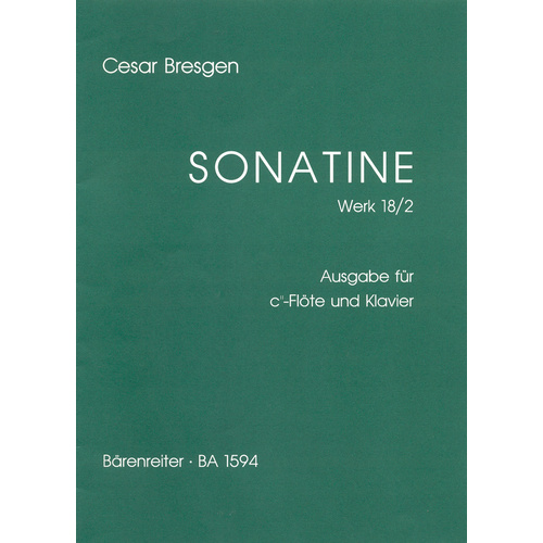 Sonatina in F Op 18 No 2 for Recorder and Piano