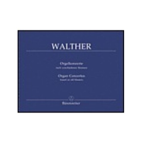 Organ Concertos After Various Masters Book