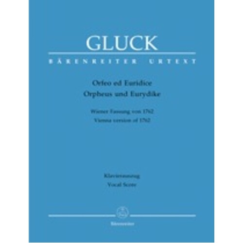 Orfeo Ed Euridice Ital / Ger Vienna Version 1762