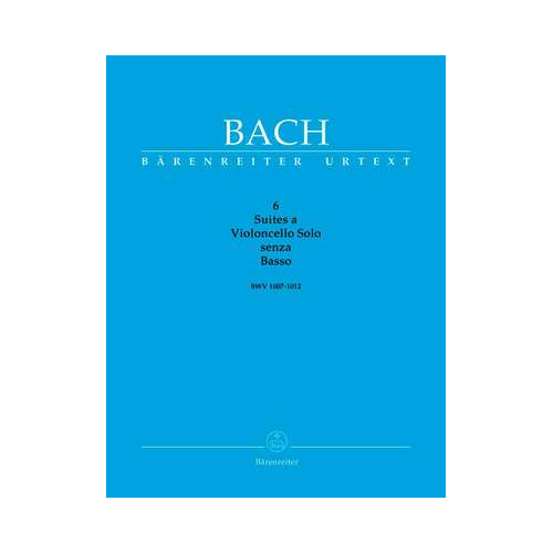Six Suites for Cello BWV 1007-1012 by August Wenzinger