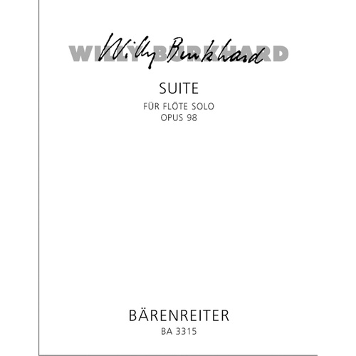 Suite Für Flöte Solo Op. 98