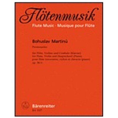 Promenades (1939) Flute Violin Cembalo Book