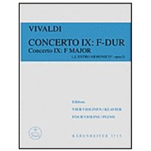 Concerto Op 3 No 9 F 4Violin Book