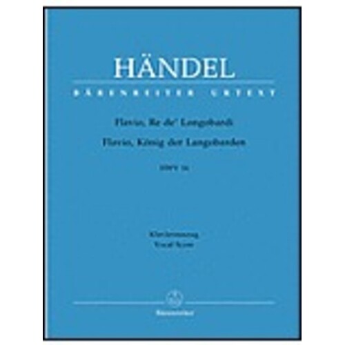 Flavio Re De Longobardi Hwv 16 Ger/Ital Urtext