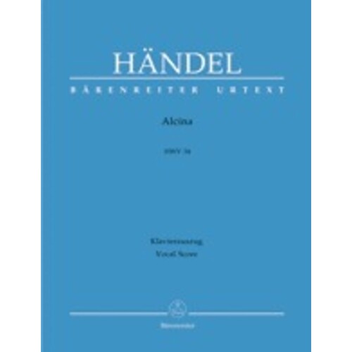 Alcina Hwv 34 Vocal Score (Softcover Book) Book