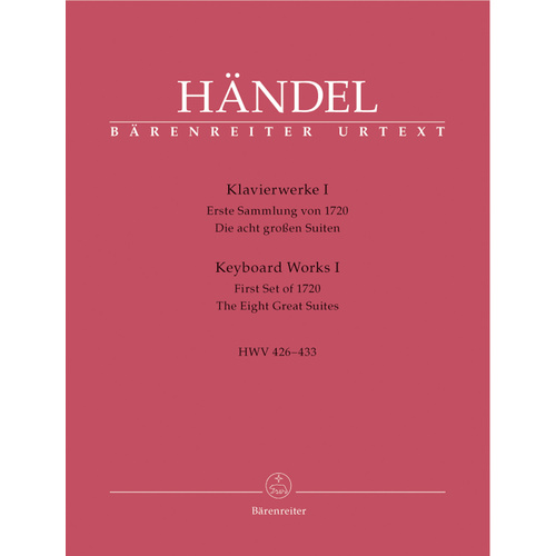 Keyboard Works, Volume 1 Hwv 426-433