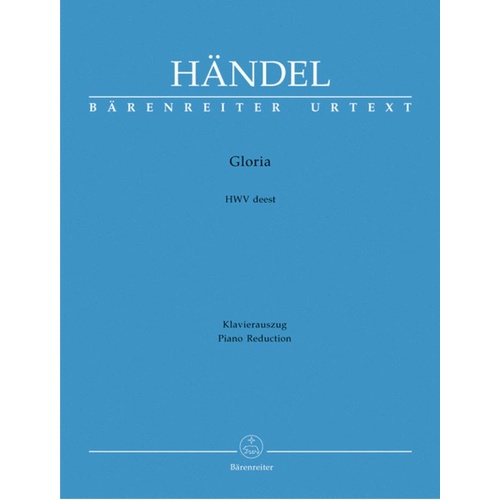 Gloria Hwv Deest