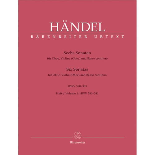 Sechs Sonaten Für Oboe, Violine (Oboe) Und Basso Continuo