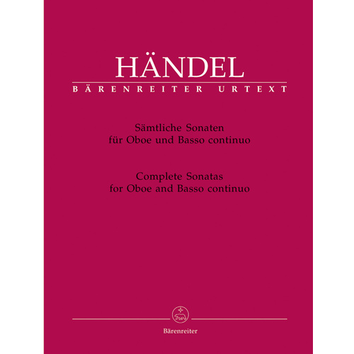 Complete Sonatas For Oboe And Basso Continuo