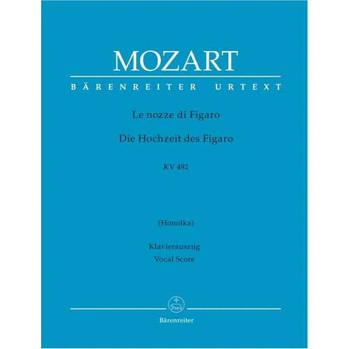 The Marriage of Figaro K 492 Vocal Score - Mozart Barenreiter BA4565-90
