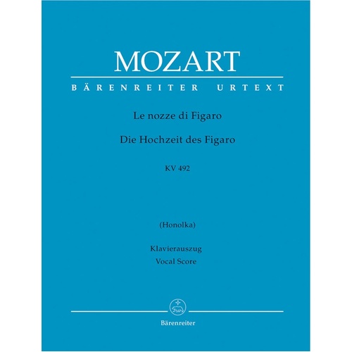 Mozart - Marriage Of Figaro K 492 Ita/Ger Vocal Score