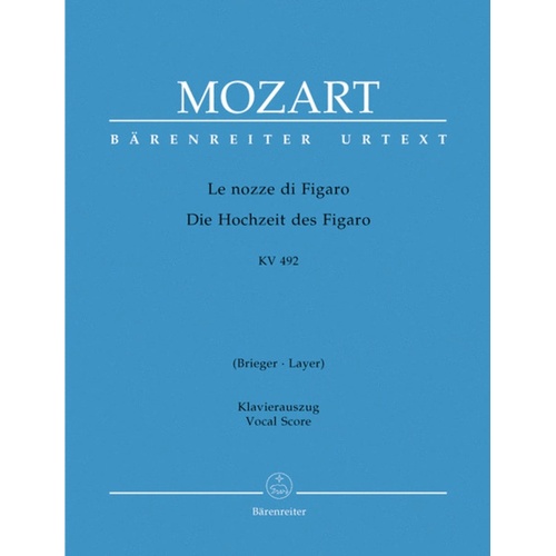 Marriage Of Figaro (Italian/German) Bound Book