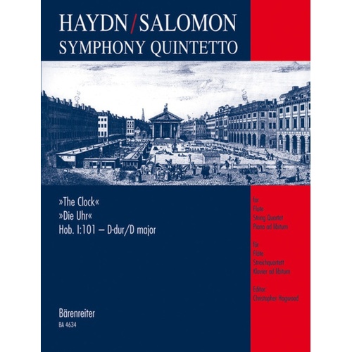 Symphony Hob 1 No 101 Flute Str 4Et (Piano Ad Lib) Book