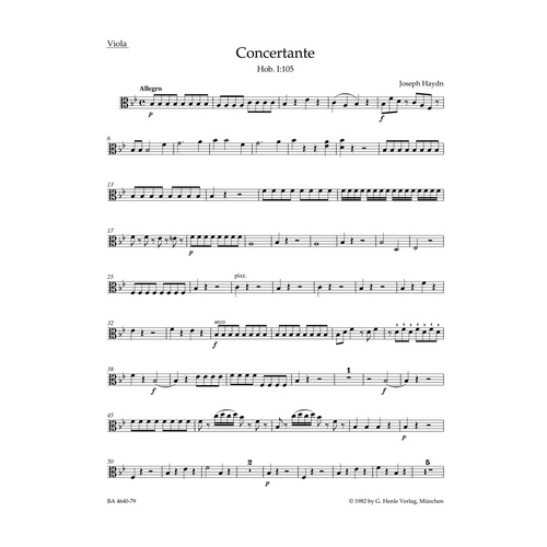 Concertante Hob. I:105