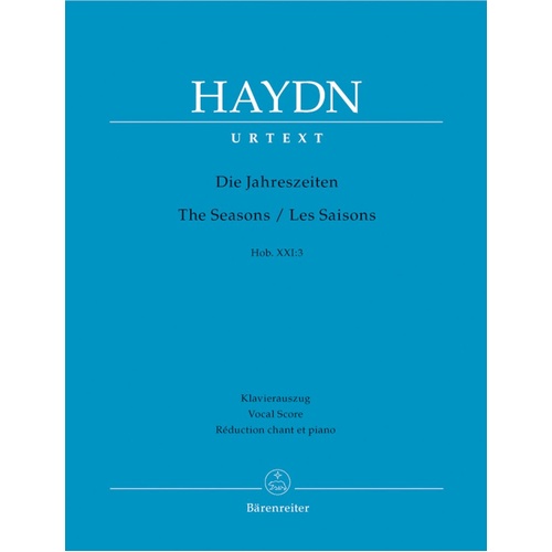 Haydn - The Seasons Hob XX1/3 Vocal Score